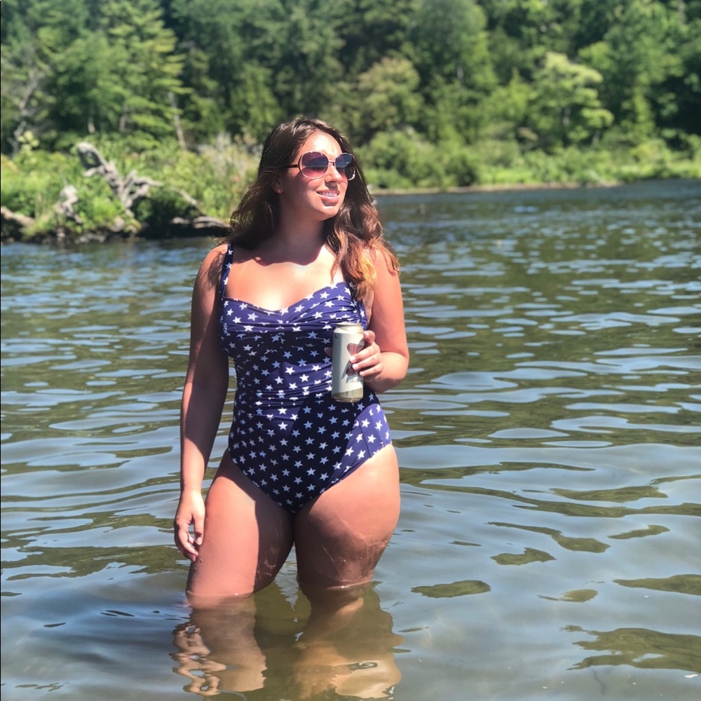 American flag one piece! perfect for the 4th💙❤️!